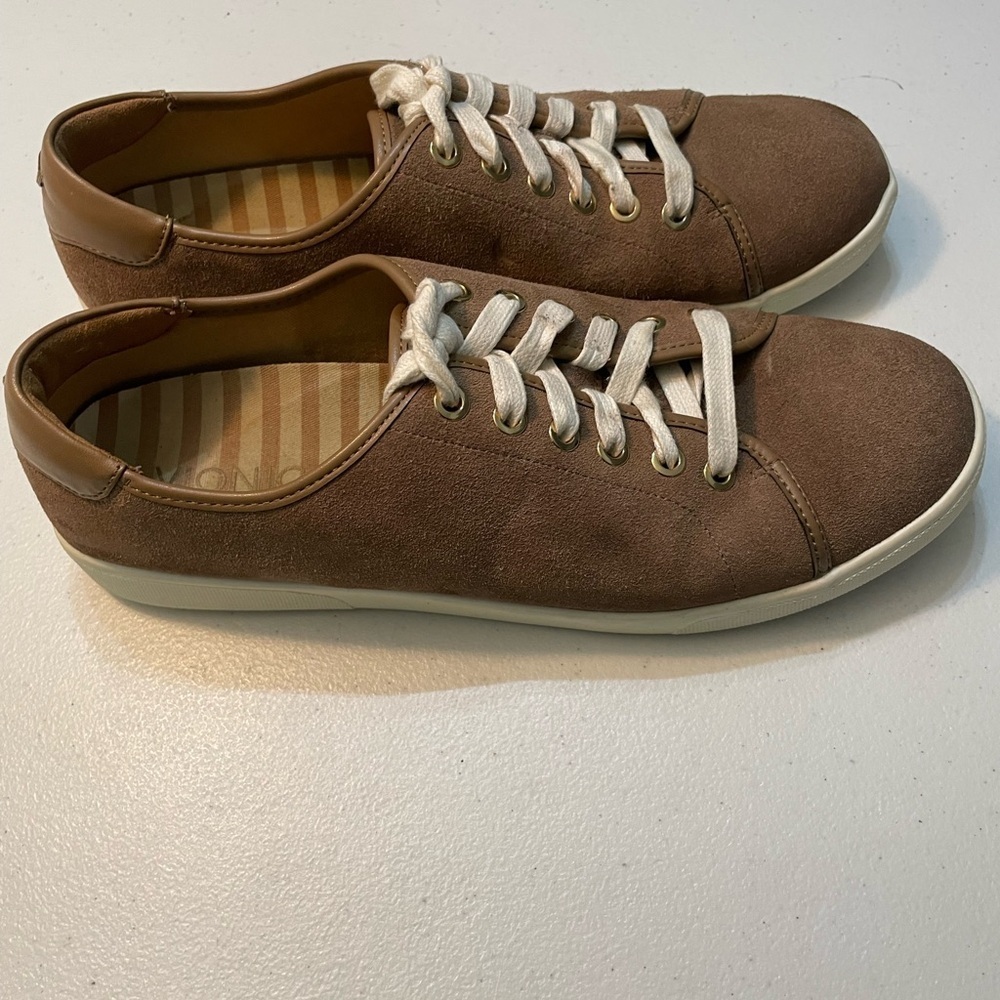 Vionic Womens Tan Lace-Up Sneakers Size 9.5 SB-M - Picture 2 of 4